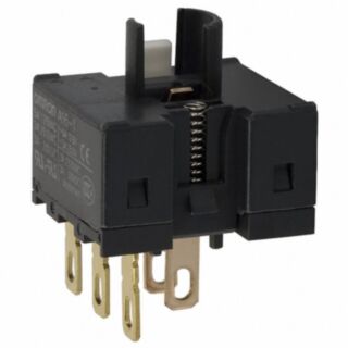 160077-Switch unit, DPDT, 5 A (125 VAC)/ 3 A (230 VAC), solder termina
