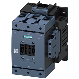 Contactor, AC-3e, 115 A/55 kW/400 V, 3-pole, 23-26 V AC/DC, 2 NO+2 NC, box terminal/screw terminal