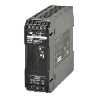 375666-Book type power supply, Lite, 60 W, 24VDC, 2.5A, DIN rail mount