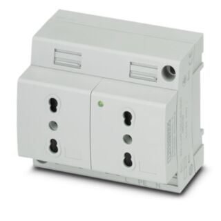 EO-L/UT/SH/LED/DUO - Double socket