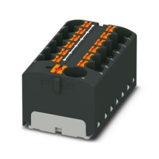 PTFIX 10/12X4-G BK - Distribution block