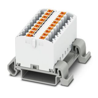 PTFIX 18X2,5-NS35A WH - Distribution block