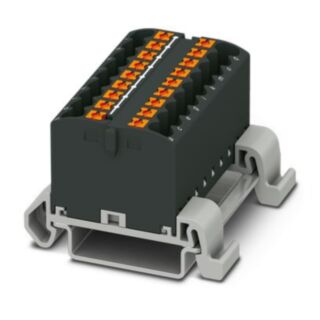 PTFIX 18X2,5-NS35A BK - Distribution block