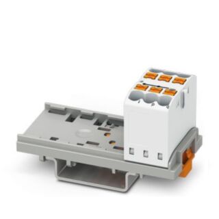 PTFIX 6X2,5-NS35 WH - Distribution block