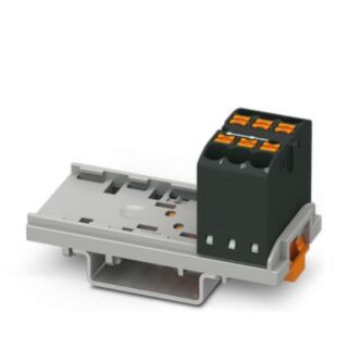 PTFIX 6X2,5-NS35 BK - Distribution block