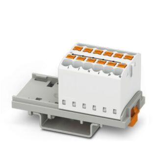 PTFIX 12X2,5-NS35 WH - Distribution block