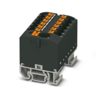 PTFIX 6/12X2,5-NS15A BK - Distribution block