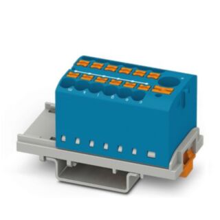 PTFIX 6/12X2,5-NS35 BU - Distribution block