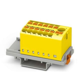 PTFIX 6/12X2,5-NS35 YE - Distribution block