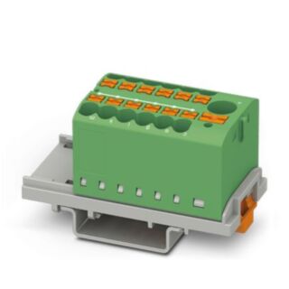 PTFIX 6/12X2,5-NS35 GN - Distribution block