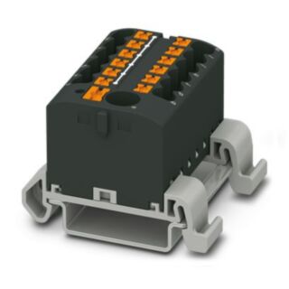 PTFIX 6/12X2,5-NS35A BK - Distribution block