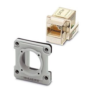 VS-08-A-RJ45/MOD-1-IP67-SET-BU - Panel mounting frames