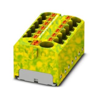 PTFIX 10/12X4 GNYE - Distribution block
