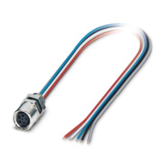 SACC-E-M 8FS-5CON-M 8/0,5 DN - Device connector front mounting