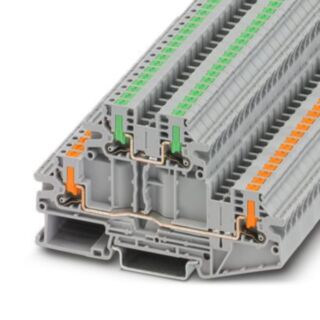 PTTBV 2,5/U-OG/O-GN - Double-level terminal block