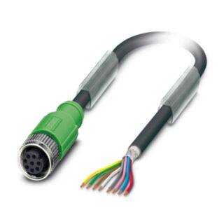Sensor/Actuator cable - SAC-8P-M12FS length 10.5Mtr