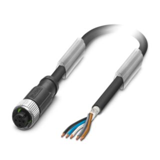 SAC-5P-10,0-PVC/M12FS SH BK - Sensor/actuator cable