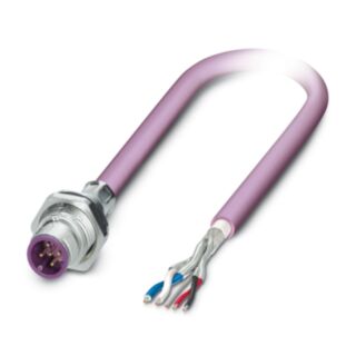 SACCBP-M12MS-5CON-M16/0,5-920 - Device connector, rear mounting