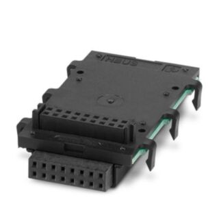 HBUS 53,6-16P-1S BK - DIN rail bus connectors