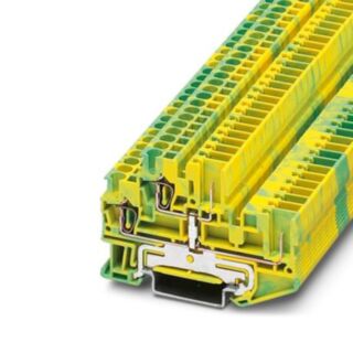 STTB 2,5/2P-PE - Protective conductor double-level terminal block