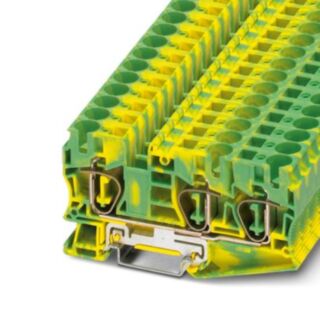 ST 10-TWIN-PE - Spring cage ground terminal block