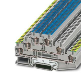 ST 2,5-PE/L/N - Spring cage ground terminal block