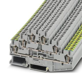 ST 2,5-PE/L/L - Spring cage ground terminal block