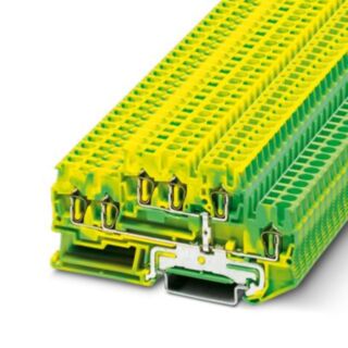 STTB 2,5-TWIN-PE - Protective conductor double-level terminal block