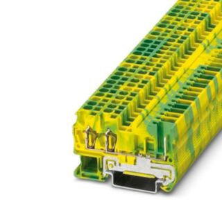 ST 2,5-TWIN/ 1P-PE - Spring cage ground terminal block