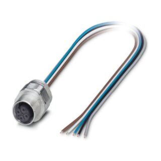 SACC-EC-M12FS-5CON-PG9/0,5 - Device connector front mounting