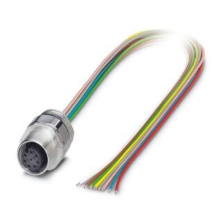 SACC-EC-M12FS-8CON-PG9/0,5 - Device connector front mounting