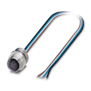 SACC-E-M12FS-4CON-PG9/0,5 - Device connector front mounting