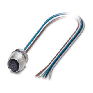 SACC-E-M12FS-5CON-PG9/0,5 - Device connector front mounting