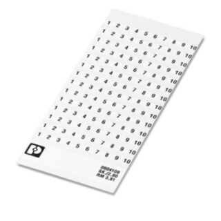SK 2,8 REEL P3,81 WH CUS - Marker card