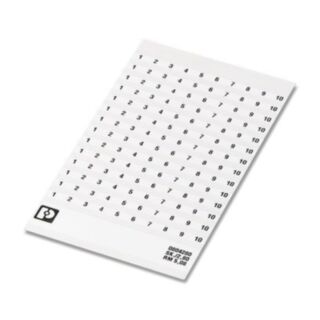 SK 2,8 REEL P5,08 WH CUS - Marker card