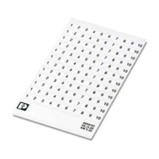 SK 3,8 REEL P5 WH CUS - Marker card