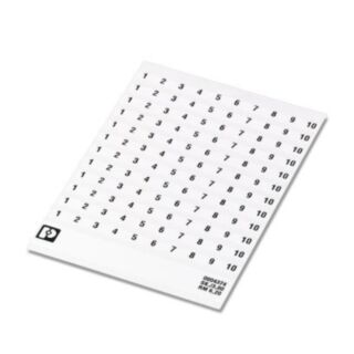 SK 3,8 REEL P6,2 WH CUS - Marker card