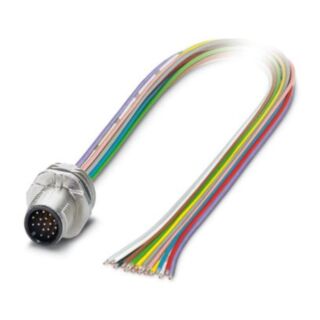 SACC-E-M12MS-17CON-M16/0,5 VA - Device connector front mounting