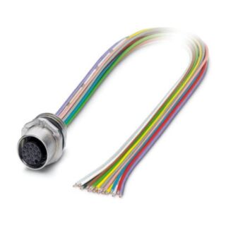 SACC-E-M12FS-17CON-M16/0,5 VA - Device connector front mounting