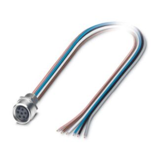 SACC-E-M 8FS-6CON-M 8/0,5 - Device connector front mounting