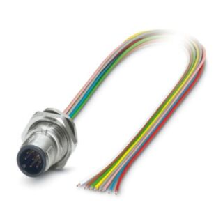 SACC-DSI-M12MS-8CON-M16/0,5 - Device connector rear mounting