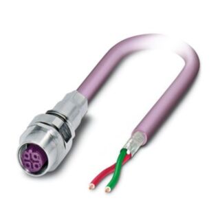SACCEC-M12FSB-2CON-M16/2,0-910 - Device connector front mounting