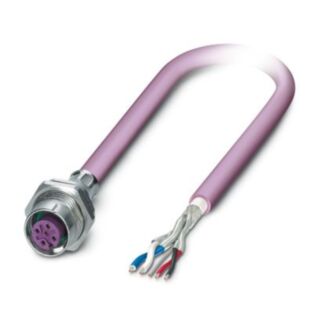 SACCBP-M12FS-5CON-M16/1,0-920 - Device connector, rear mounting