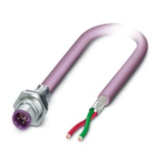 SACCBP-M12MSB-2CON-M16/0,5-910 - Device connector, rear mounting