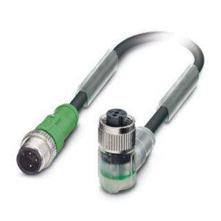 SAC-3P-M12MS/ 0,6-PUR/M12FR-2L - Sensor/actuator cable