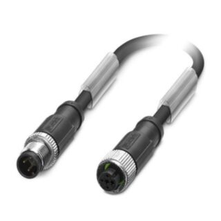 SAC-3P-M12MS/ 1,5-PUR/M12FS SH - Sensor/actuator cable