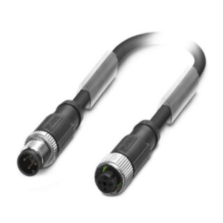 SAC-4P-M12MS/ 0,6-PUR/M12FS SH - Sensor/actuator cable