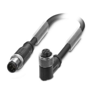 SAC-4P-M12MS/ 0,6-PUR/M12FR SH - Sensor/actuator cable