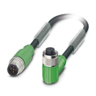 SAC-5P-M12MS/ 0,6-PUR/M12FR SH - Sensor/actuator cable