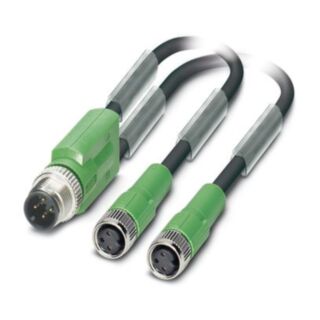 SAC-3P-M12Y/2X0,6-PUR/M 8FS - Sensor/actuator cable